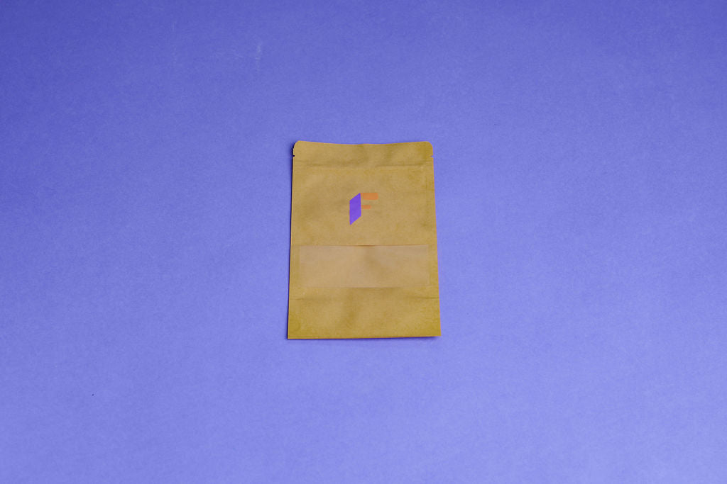 Custom Kraft Zip Pouch